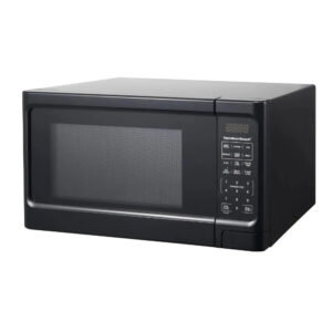 Black Digital Microwave - Effortless Touchpad Controls
