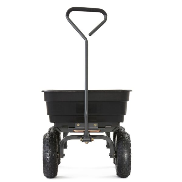 Poly Garden Dump Cart Camping Beach Wagon, 600 Pound Capacity - Image 10