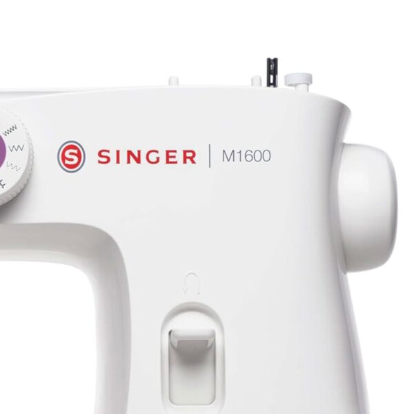 Portable Steel Sewing Machine with LED Lighting and Accessories, White - Image 6
