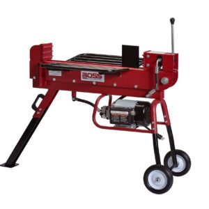 Boss Industrial ED10T20 10-Ton Electric Log Splitter with Dual-Action Wedge & 2.5 HP Motor