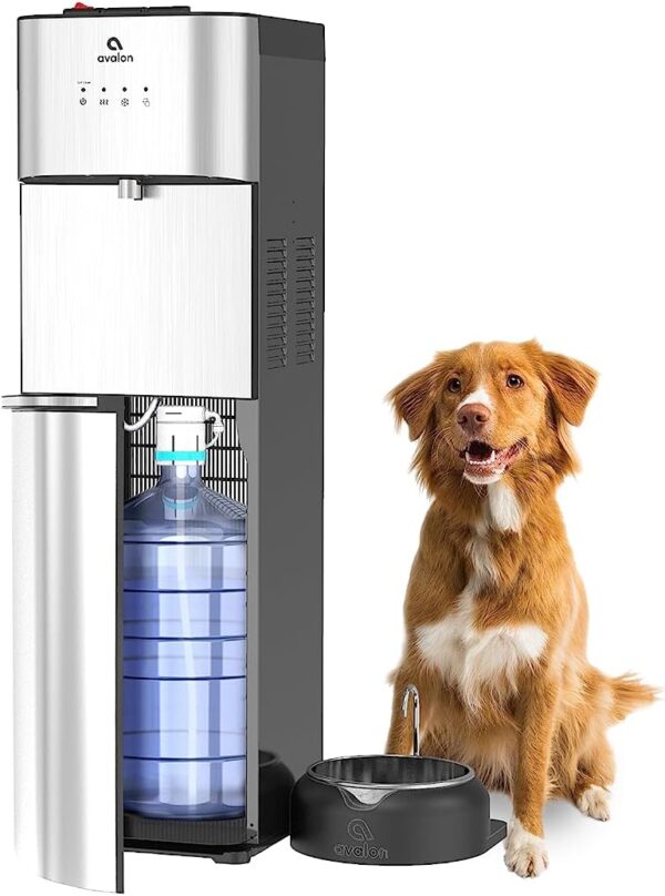 Limited Edition Self Cleaning Water Cooler Water Dispenser - 3 Temperature Settings - Hot, Cold & Room Water, Durable Stainless Steel Construction, Bottom Loading - UL Listed-Avalon - Image 8