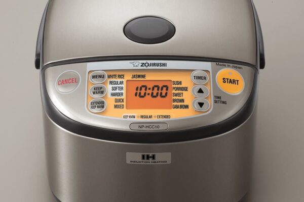 Zojirushi NP-HCC10XH Induction Heating System Rice Cooker and Warmer, 1 L, Stainless Dark Gray - Image 2