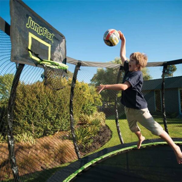 Basketball Hoop and Net Attachment for JumpFlex HERO Trampolines - Image 6