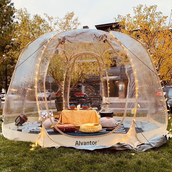 Tent Pop Up Gazebo, 8-10 Person Igloo Dome Garden Patio Canopy Shelter - Image 16