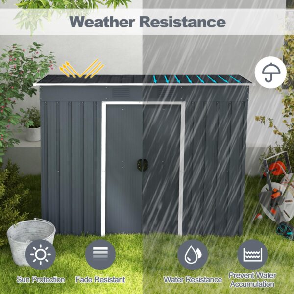 Outdoor Storage Shed with Floor Base - Image 6