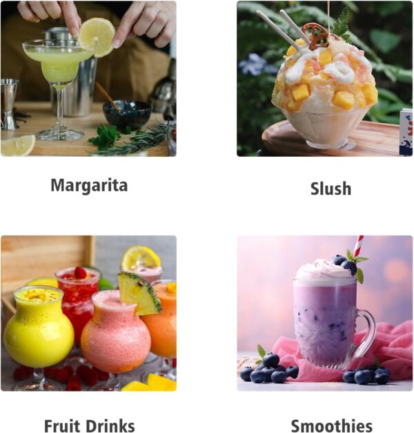 Commercial Slushy Machine - 1000W 30L Tanks Slush Maker Machine 304 Stainless Steel Commercial Margarita Machines Efficient Cooling the Ideal Slushie Maker for Bars Cafes Restaurants - Image 26