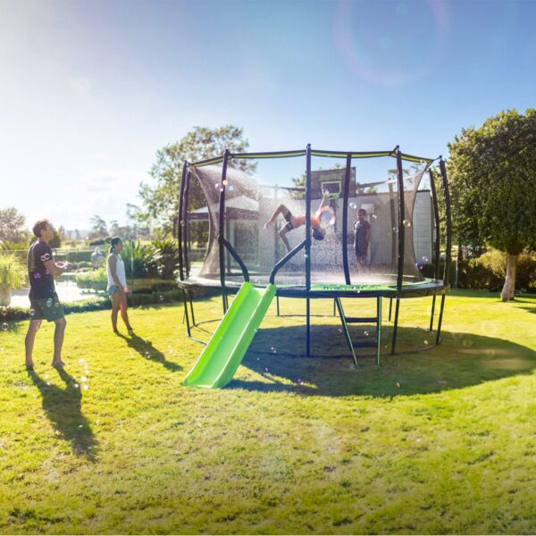 15' Trampoline for Kids Outdoor Play Equipment with Net & Ladder - Image 6