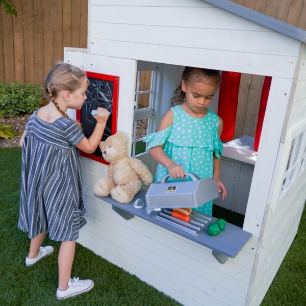 Modern Outdoor Playhouse - White - Image 13