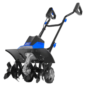 16" Electric Tiller Cultivator – 13.5 Amp Motor, 6 Steel Tines, Foldable Garden Rototiller with Adjustable Wheels