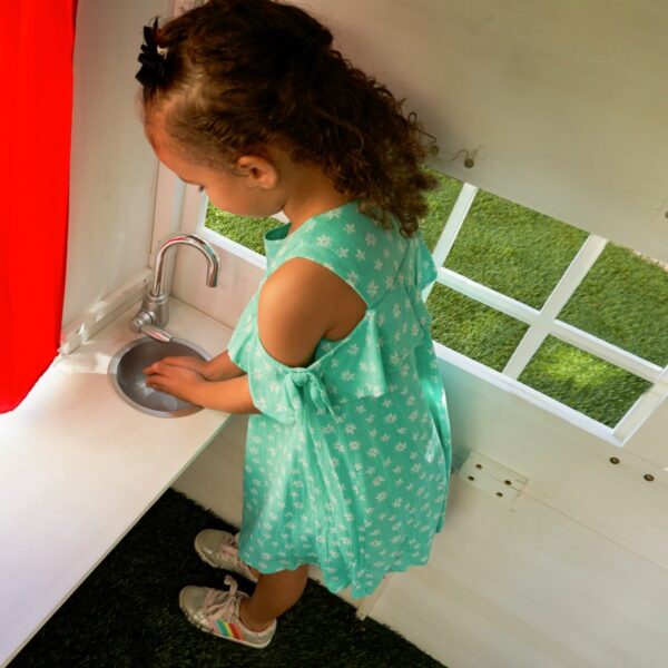 Modern Outdoor Playhouse - White - Image 22