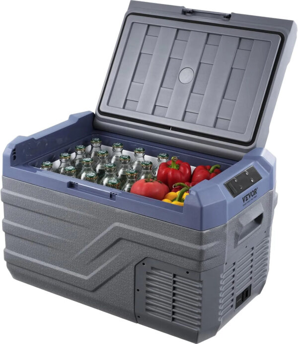 12 Volt Car Refrigerator Fridge, 45 L Single Zone Portable Freezer with Built-in Light, 12/24V DC and 100-240V AC Compressor Cooler for Outdoor, Camping, RV - Image 11