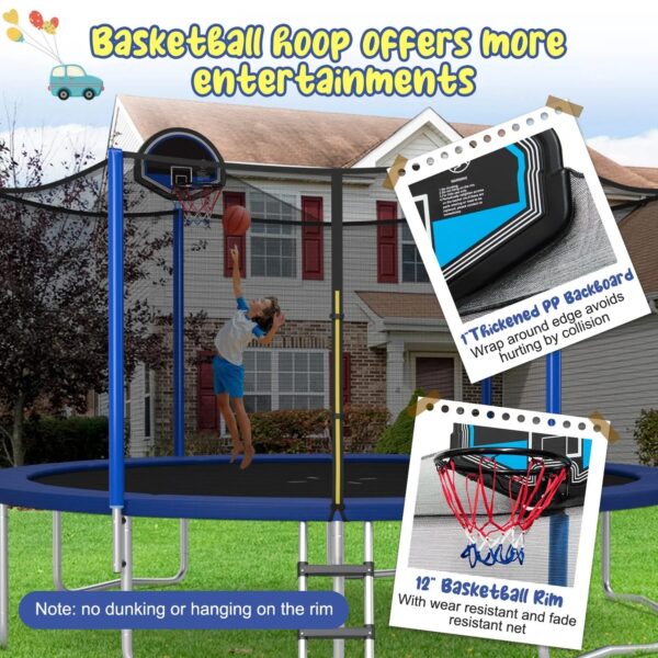 Outdoor Trampoline, 12FT/ 14FT/ 15FT/ 16FT ASTM Approved Trampoline - Image 5