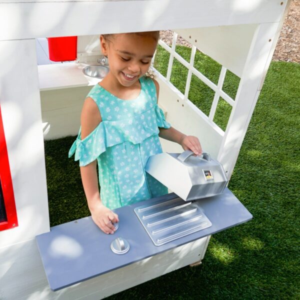 Modern Outdoor Playhouse - White - Image 24