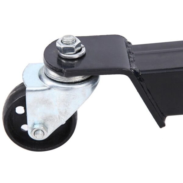 1660 Pounds Hydraulic Car Transmission Jack Vertical Lift with 360° Swivel Wheel Pedal ,Blue,33"-70"(0.75Ton) - Image 7
