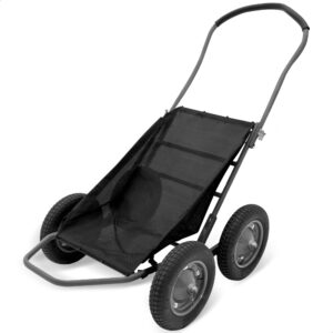 Crawler Multi-Use Folding Cart, Hunting Fishing Cart, 500lb Capacity, Black