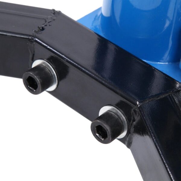 1660 Pounds Hydraulic Car Transmission Jack Vertical Lift with 360° Swivel Wheel Pedal ,Blue,33"-70"(0.75Ton) - Image 2