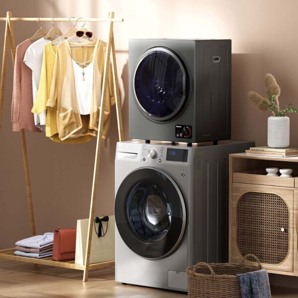 10 lbs Portable Clothes Dryer, Wall Mounted Front Load Dryer Tumble Dryer, Portable Dryer Machine for Apartments RV - Image 13
