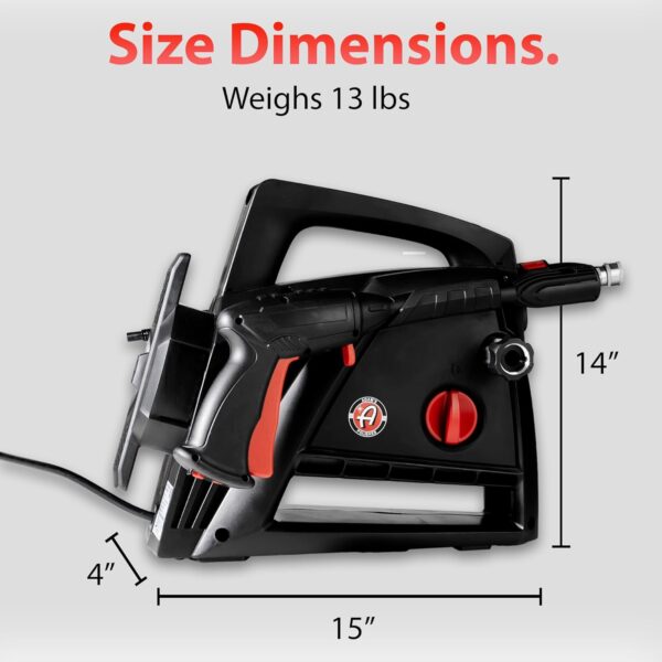 Electric Pressure Washer 2.0, Powerful 1.4 GPM 2000 PSI Car Pressure Washer Sprayer, Snub Nose & Tip Attachment, Use,Car Soap, Patio Boat RV Motorcycle Car Garage Deck Adam's Polishes - Image 7