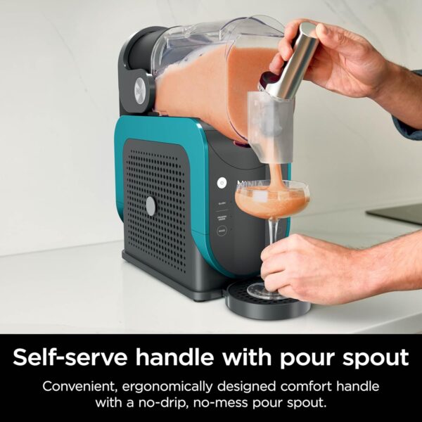 SLUSHi with RapidChill Technology, 88 oz. Frozen Drink & Slushie Machine, 5 Preset Programs, Margaritas, Frappés, and More, Premium Accents, Black, FS301 - Image 23
