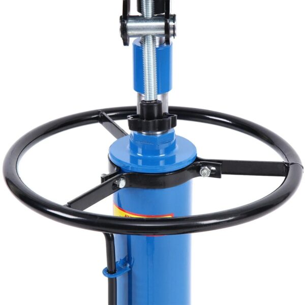 1660 Pounds Hydraulic Car Transmission Jack Vertical Lift with 360° Swivel Wheel Pedal ,Blue,33"-70"(0.75Ton) - Image 4