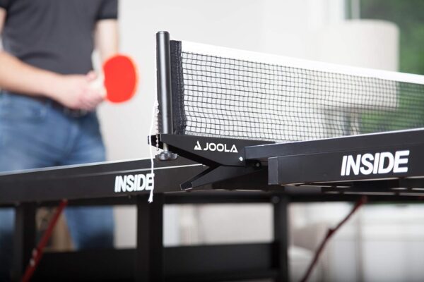 JOOLA Inside Professional MDF Indoor Ping Pong Table with Quick Clamp Table Tennis Net and Post Set - 10 Minute Easy Assembly - Tournament Quality - Foldable with Single Player Playback Mode - Image 167