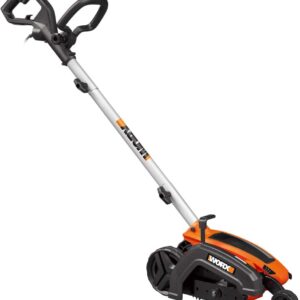 12 Amp 7.5 Inch Electric Lawn Edger & Trencher, Orange and Black