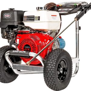 3600 PSI Gas Pressure Washer, 2.5 GPM, Honda GX200 Engine, Includes Spray Gun and Extension Wand, 5 QC Nozzle Tips, 5/16-inch x 35-foot MorFlex Hose, 49-State