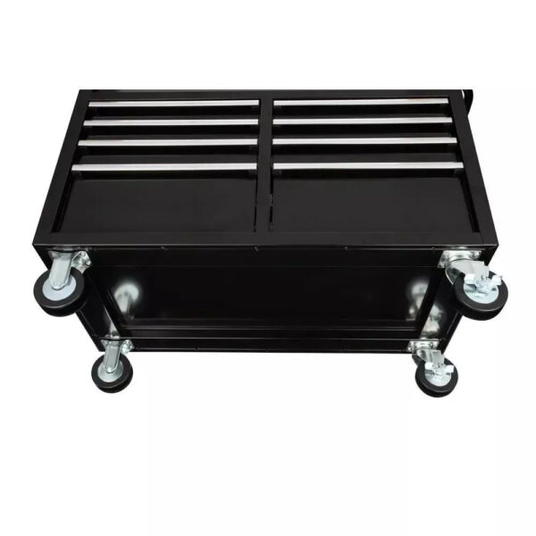 46 in. W x 24 in. D 9-Drawer Gloss Black Deep Tool Chest Mobile Workbench - Image 3