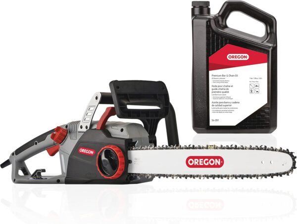 CS1500 18-inch 15 Amp Self-Sharpening Corded Electric Chainsaw, with Integrated Self-Sharpening System (PowerSharp), 2-Year Warranty, 120V, Grey, Black - Image 4