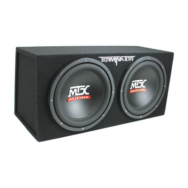 2 Channel Car Audio Amplifier & MTX 12 In Dual Loaded Subwoofer Enclosure - Image 7