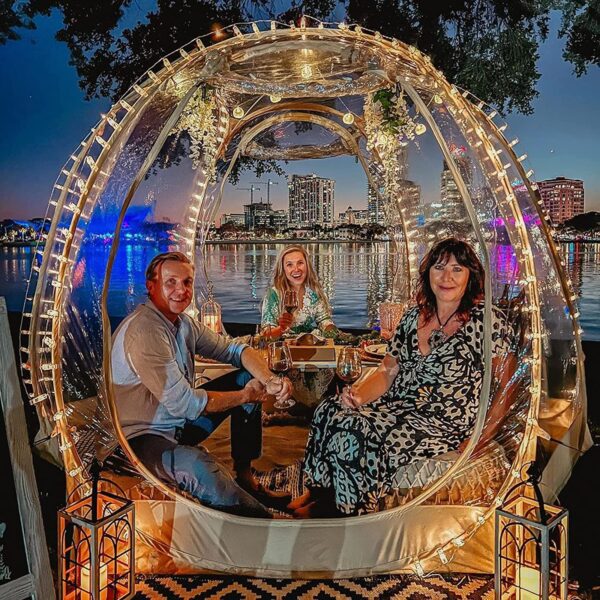 Tent Pop Up Gazebo, 8-10 Person Igloo Dome Garden Patio Canopy Shelter - Image 24