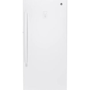 GE 14.1 Cu. ft. White Frost-free Upright Freezer FUF14DLRWW