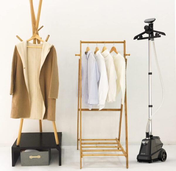 Full-Size Garment Steamer with Foot Pedals and Extra Large 3L Water Tank - Image 2