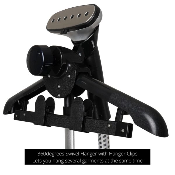 Full-Size Garment Steamer with Foot Pedals and Extra Large 3L Water Tank - Image 3