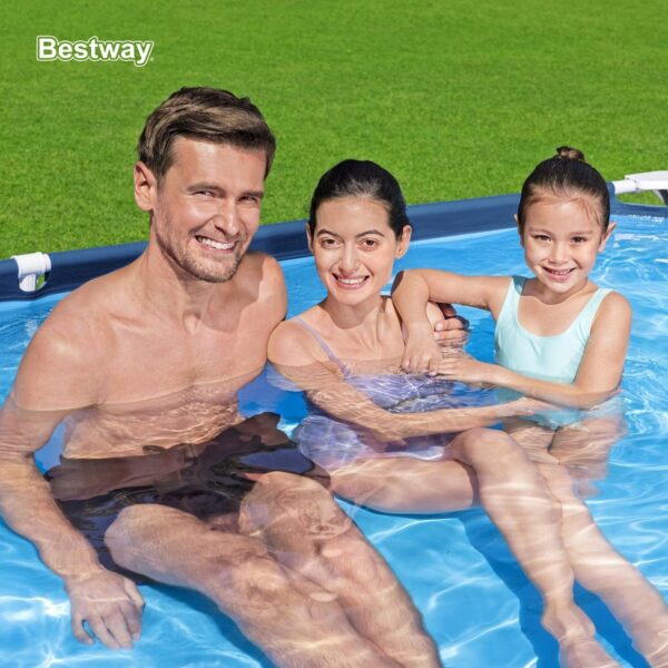 8.5'x67"x24" Rectangular Above Ground Outdoor Swimming Pool - Image 7