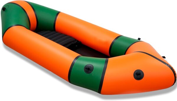 Lightweight Packrafts, TPU Inflatable Kayak for Flat Water Rafting Camping Trip/Fishing/Water Adventures 1 Person/2 Person Packraft, 330lb/660lb Weight Capacity - Image 4