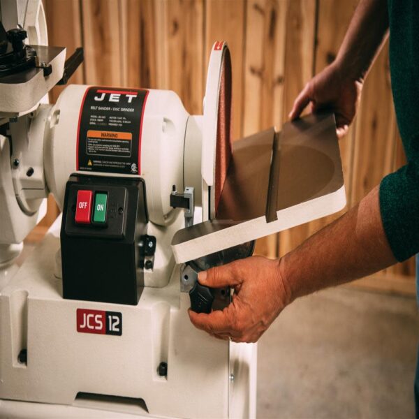 6 In. x 48 In. Belt / 12 In. Disc Sander with Open Stand - Image 3