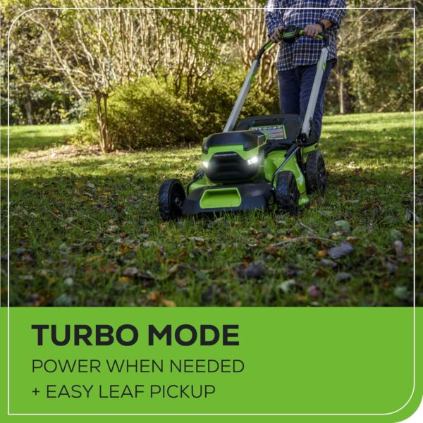 60V 21” Cordless (Self-Propelled) Lawn Mower . 2 x 4.0Ah Batteries and Dual Port Rapid Charger - Image 25