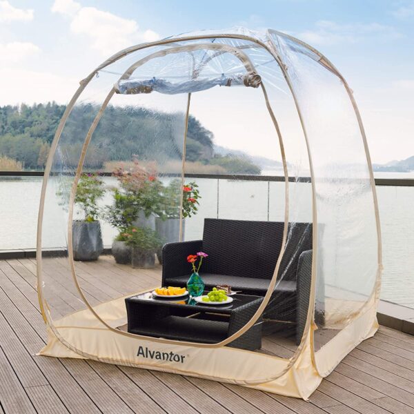 Tent Pop Up Gazebo, 8-10 Person Igloo Dome Garden Patio Canopy Shelter - Image 23
