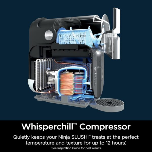 SLUSHi with RapidChill Technology, 88 oz. Frozen Drink & Slushie Machine, 5 Preset Programs, Margaritas, Frappés, and More, Premium Accents, Black, FS301 - Image 31