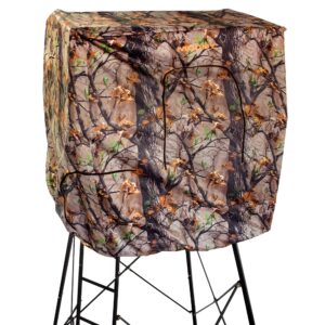 7' Tall Quad Pod Hunting Blind Cover, Camouflage, Stand Not Included