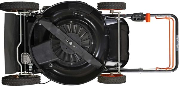 22 in. 201cc Select PACE 6 Speed CVT High Wheel RWD 3-in-1 Gas Walk Behind Self Propelled Lawn Mower, Black - Image 4
