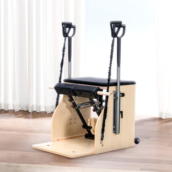 Pilates Chair, Split-Pedal Stability Combo Chair with Handles,Pilates Reformer Machine,Pilates Equipment for Home Or Studio Use - Image 2