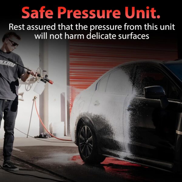 Electric Pressure Washer 2.0, Powerful 1.4 GPM 2000 PSI Car Pressure Washer Sprayer, Snub Nose & Tip Attachment, Use,Car Soap, Patio Boat RV Motorcycle Car Garage Deck Adam's Polishes - Image 12