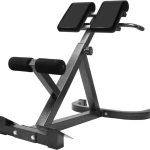 Chair Back Extension Machine - Lower Back Hyperextension Bench for Home Gym