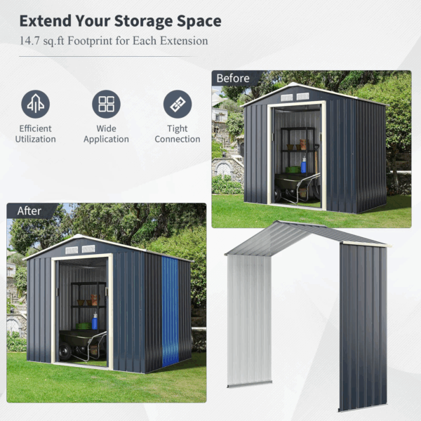 Storage Shed Extension Kit - Image 2