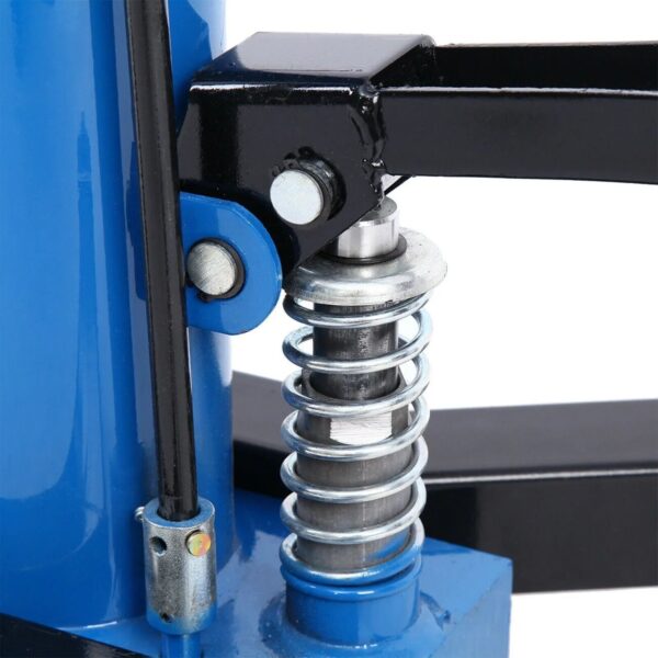 1660 Pounds Hydraulic Car Transmission Jack Vertical Lift with 360° Swivel Wheel Pedal ,Blue,33"-70"(0.75Ton) - Image 3