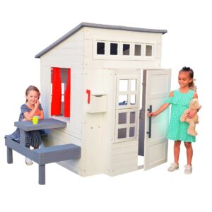 Modern Outdoor Playhouse - White
