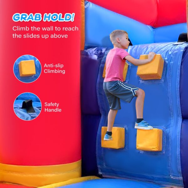 Grade Inflatable Bounce House with Double Water Slides - Image 4