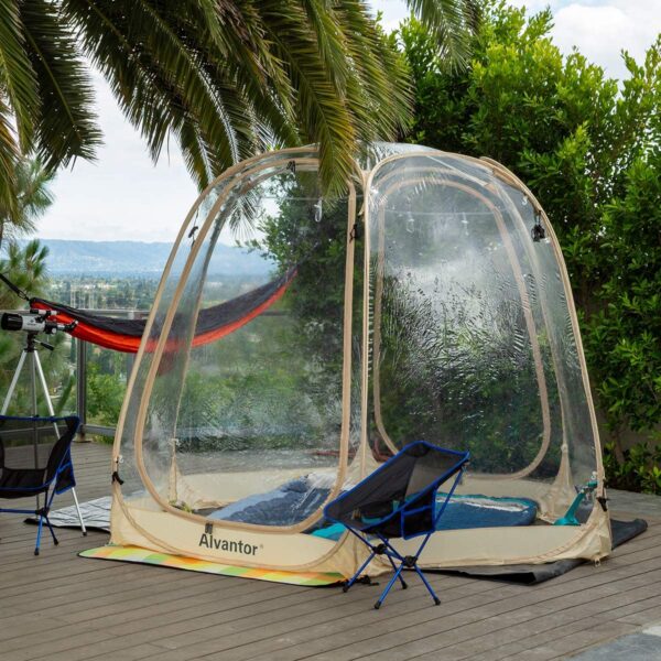 Tent Pop Up Gazebo, 8-10 Person Igloo Dome Garden Patio Canopy Shelter - Image 6